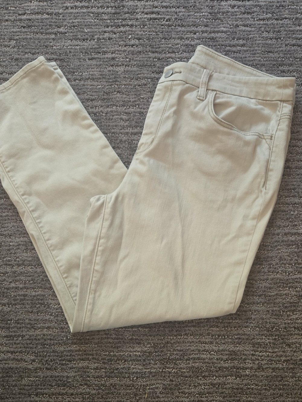 Chico's Cream Skinny Jeans